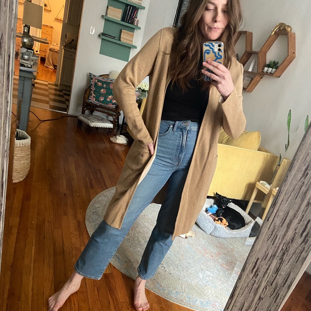 Long Camel sweater